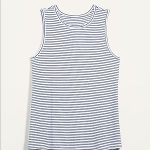 White and black old navy comfy tank top womens S